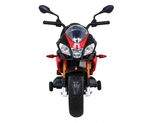 Aprilia Tuono V4 Акумуляторний мотоцикл для дітей Red + MP3 Панель + Опорні колеса + Free Start