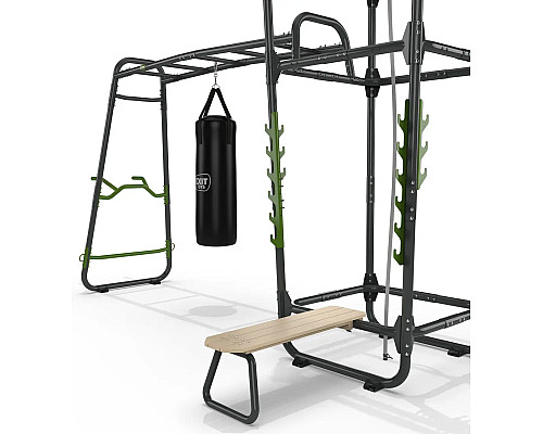 Спортивний комплекс Exit GetSet MB510, 437 х 217 х 297 см - сірий