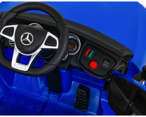 Дитячий Mercedes Benz GLC63S Blue + Пульт + 4x4 Drive + MP3 LED + EVA + Free Start