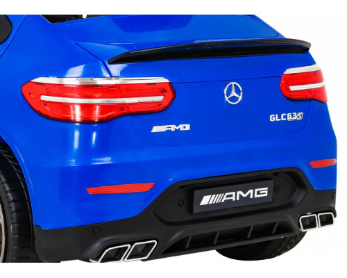 Дитячий Mercedes Benz GLC63S Blue + Пульт + 4x4 Drive + MP3 LED + EVA + Free Start