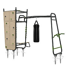 Спортивний комплекс Exit GetSet MB520, 437 х 217 х 297 см - сірий