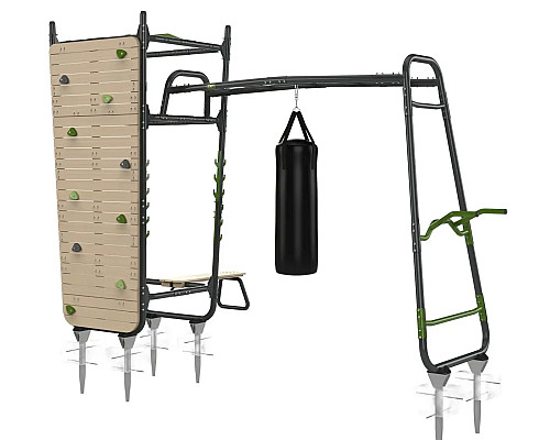 Спортивний комплекс Exit GetSet MB520, 437 х 217 х 297 см - сірий