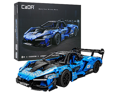 Темний лицар GTR гоночна машина для дітей 8+ Технічні блоки CaDA 2088 ел. Темний лицар GTR гоночна машина для дітей 8+ Технічні блоки CaDA 2088 ел.