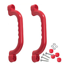 Пластикові ручки WCG для дитячого майданчика 250 мм - червоні