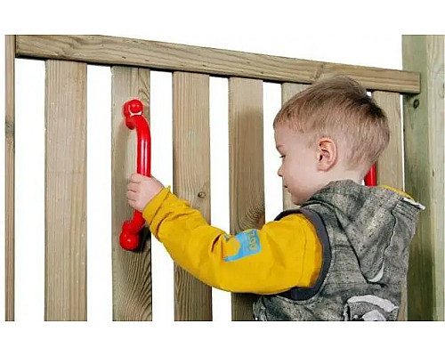 Пластикові ручки WCG для дитячого майданчика 250 мм - червоні