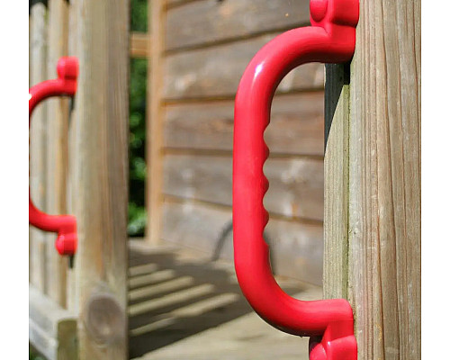 Пластикові ручки WCG для дитячого майданчика 250 мм - червоні