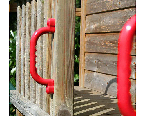 Пластикові ручки WCG для дитячого майданчика 250 мм - червоні