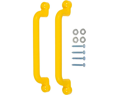 Пластикові ручки WCG для дитячого майданчика 330 мм - жовті