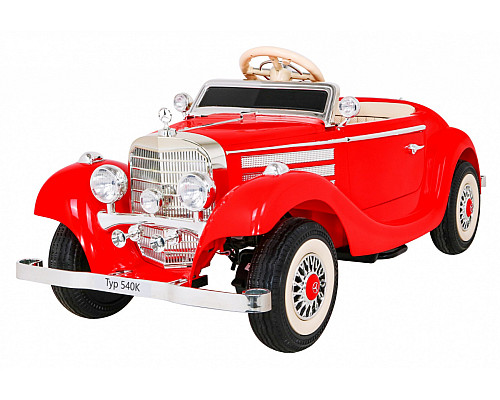Дитячий акумулятрний автомобіль Mercedes Benz Retro 540A Червоний Дитячий акумулятрний автомобіль Mercedes Benz Retro 540A Червоний