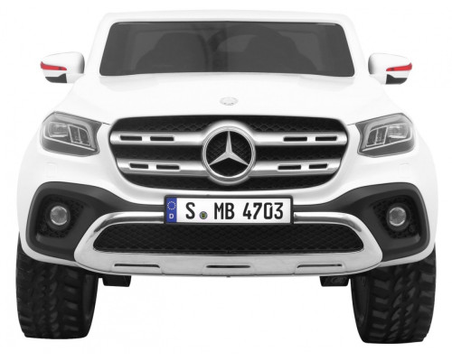 Mercedes Benz X-Class дитячий Білий + Пульт + 4х4 Привід + MP4 + Багажник + LED + EVA