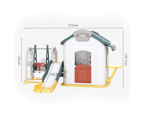 Дитячий будиночок з гіркою та гойдалкою inSPORTline Housino