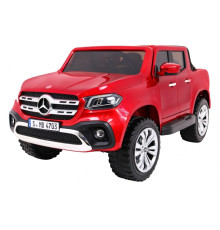 Mercedes Benz X-Class для дітей Червона фарба + Пульт + Привід 4x4 + MP4 + Багажник + EVA