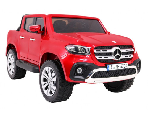 Mercedes Benz X-Class для дітей Червона фарба + Пульт + Привід 4x4 + MP4 + Багажник + EVA