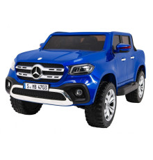 Mercedes Benz X-Class для дітей Синя Фарба + Пульт + Привід + MP4 + Багажник + EVA