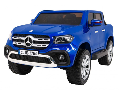 Mercedes Benz X-Class для дітей Синя Фарба + Пульт + Привід + MP4 + Багажник + EVA