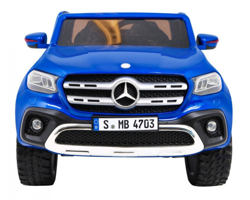 Mercedes Benz X-Class для дітей Синя Фарба + Пульт + Привід + MP4 + Багажник + EVA