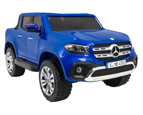 Mercedes Benz X-Class для дітей Синя Фарба + Пульт + Привід + MP4 + Багажник + EVA