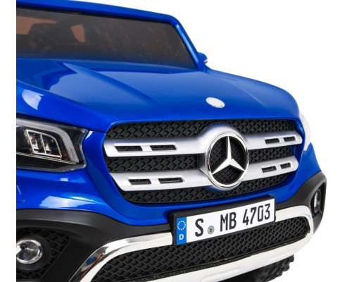 Mercedes Benz X-Class для дітей Синя Фарба + Пульт + Привід + MP4 + Багажник + EVA