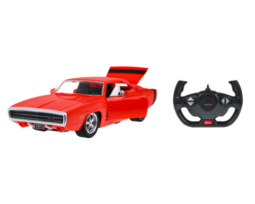 1970 Dodge Charger RT червоний RASTAR модель 1:16 Автомобіль на дистанційному керуванні + пульт дистанційного керування