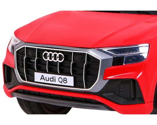 Audi Q8 на акумуляторі Red + Пульт + EVA + Free Start + MP3 USB + LED