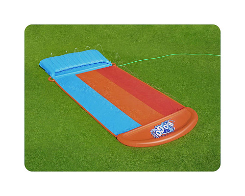 Водна гірка Bestway 52479 3-місна 488 см - різнокольорова