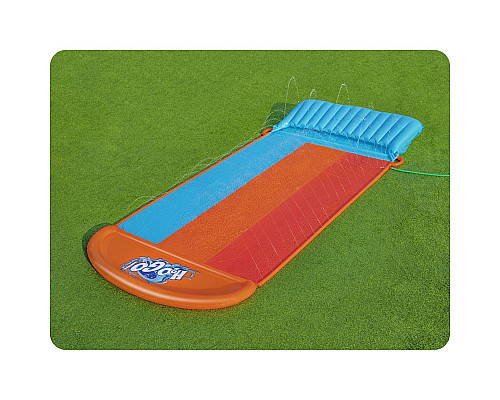 Водна гірка Bestway 52479 3-місна 488 см - різнокольорова