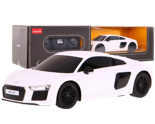 Audi R8 білий RASTAR модель 1:24 Авто на дистанційному керуванні + пульт 2,4 ГГц