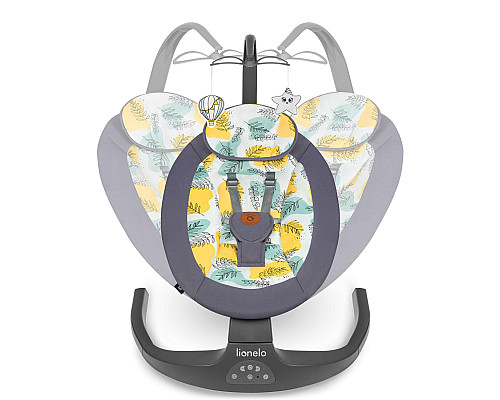 Крісло-гойдалка Lionelo RALF GREY CONCRETE 70 х 65 х 82 см - різнокольорова