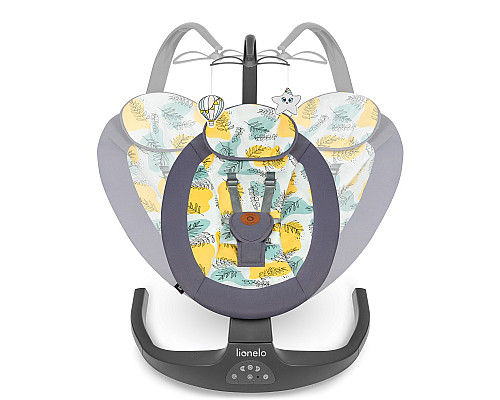 Крісло-гойдалка Lionelo RALF GREY CONCRETE 70 х 65 х 82 см - різнокольорова