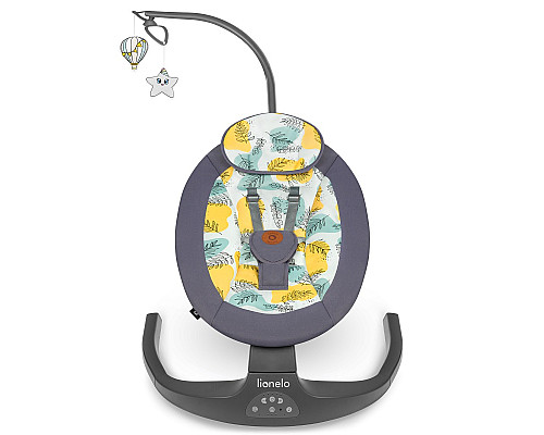 Крісло-гойдалка Lionelo RALF GREY CONCRETE 70 х 65 х 82 см - різнокольорова