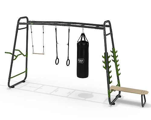 Спортивний комплекс Exit GetSet MB330, 489 х 125 х 248 см - сірий