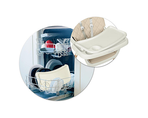 Стільчик для годування Nukido Lilo 63 х 64 х 93 см - бежевий