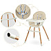 Стільчик для годування Nukido Lilo 63 х 64 х 93 см - бежевий