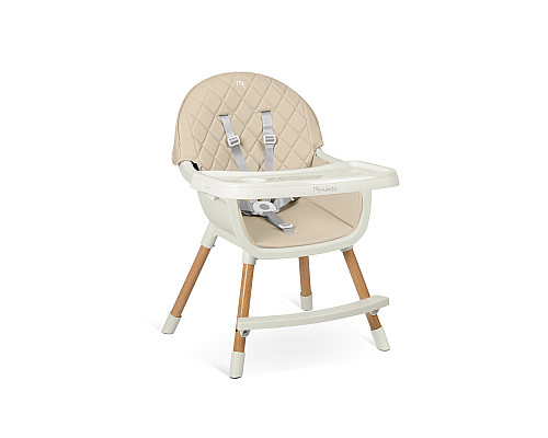 Стільчик для годування Nukido Lilo 63 х 64 х 93 см - бежевий