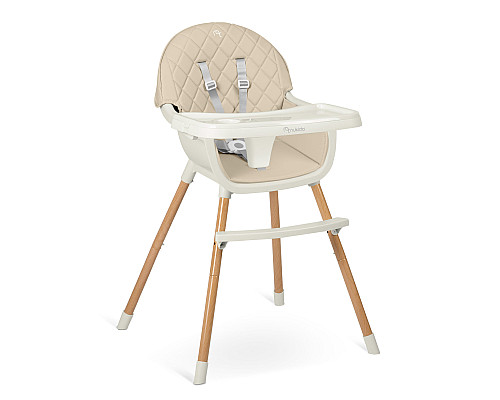 Стільчик для годування Nukido Lilo 63 х 64 х 93 см - бежевий