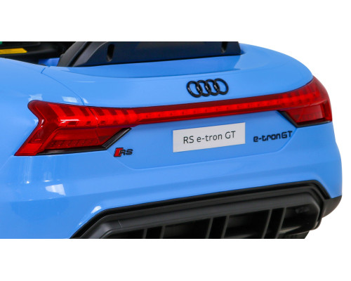 Audi RS E-Tron GT на акумуляторі Blue + Пульт дистанційного керування + 4x4 Drive + Радіо MP3 + LED + EVA