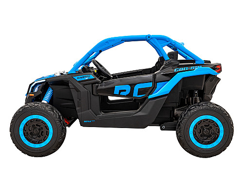Дитяча акумуляторна машинка Баггі Maverick Turbo RR Блакитна Дитяча акумуляторна машинка Баггі Maverick Turbo RR Блакитна