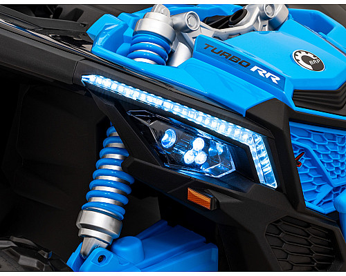 Дитяча акумуляторна машинка Баггі Maverick Turbo RR Блакитна Дитяча акумуляторна машинка Баггі Maverick Turbo RR Блакитна