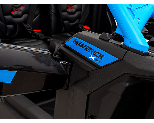 Дитяча акумуляторна машинка Баггі Maverick Turbo RR Блакитна Дитяча акумуляторна машинка Баггі Maverick Turbo RR Блакитна
