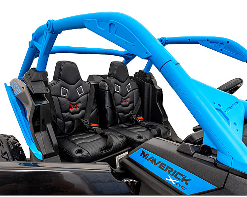 Дитяча акумуляторна машинка Баггі Maverick Turbo RR Блакитна Дитяча акумуляторна машинка Баггі Maverick Turbo RR Блакитна
