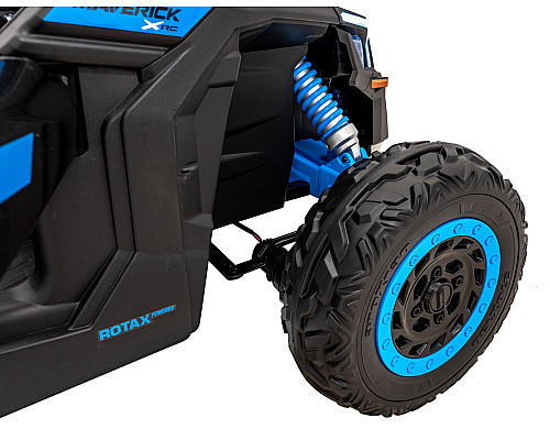 Дитяча акумуляторна машинка Баггі Maverick Turbo RR Блакитна Дитяча акумуляторна машинка Баггі Maverick Turbo RR Блакитна