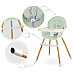 Стільчик для годування Nukido Lilo 63 х 64 х 93 см - м'ятно-білий