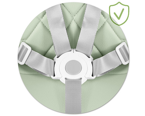 Стільчик для годування Nukido Lilo 63 х 64 х 93 см - м'ятно-білий