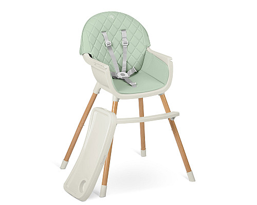 Стільчик для годування Nukido Lilo 63 х 64 х 93 см - м'ятно-білий