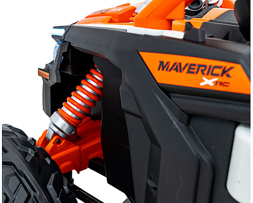 Дитяча акумуляторна машинка Баггі Maverick Turbo RR Помаранчева Дитяча акумуляторна машинка Баггі Maverick Turbo RR Помаранчева