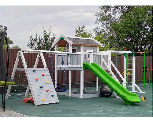 Гірка для ігрового майданчика Exit 350 см - зелена