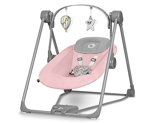 Крісло-гойдалка Lionelo OTTO PINK BABY