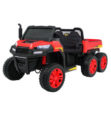 Автомобіль Farmer Truck для 2 дітей Red + 4x4 привід + Пульт + Kiper + Audio LED