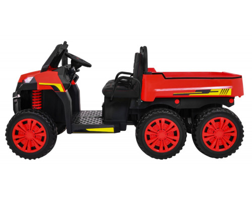 Автомобіль Farmer Truck для 2 дітей Red + 4x4 привід + Пульт + Kiper + Audio LED