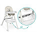 Стільчик для годування зі столиком Ricokids Milo 79 х 62 х 94 см - бежево-білий